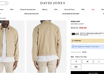 David Jones: NANA JUDY San Remo Jacket – Was $129.95, now $79.00